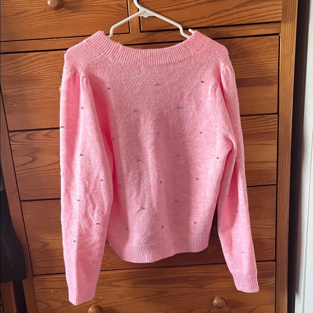 Lilly Pulitzer Pink Cardigan with Bow Details - Picture 2 of 2